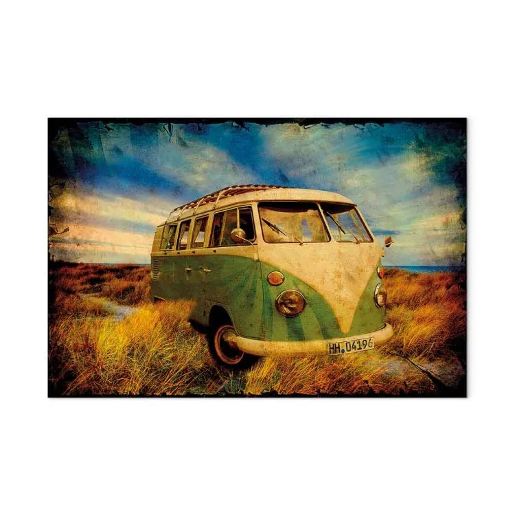 Sommerabenteuer (1-teilig) - Retro-Stil Auto vor einem Himmel