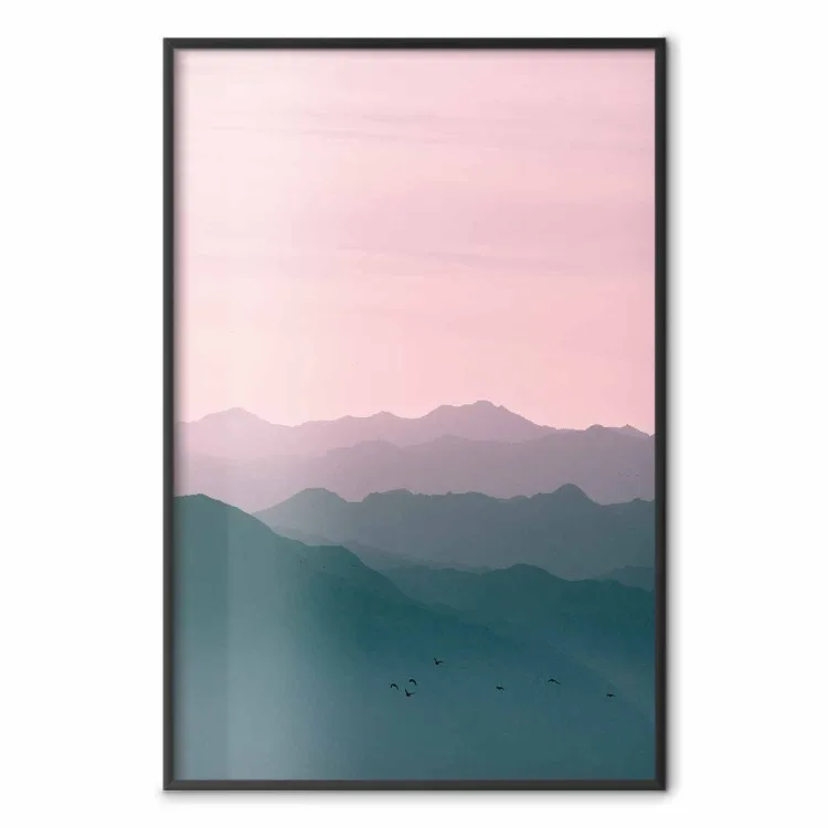 Berg bei Sonnenaufgang