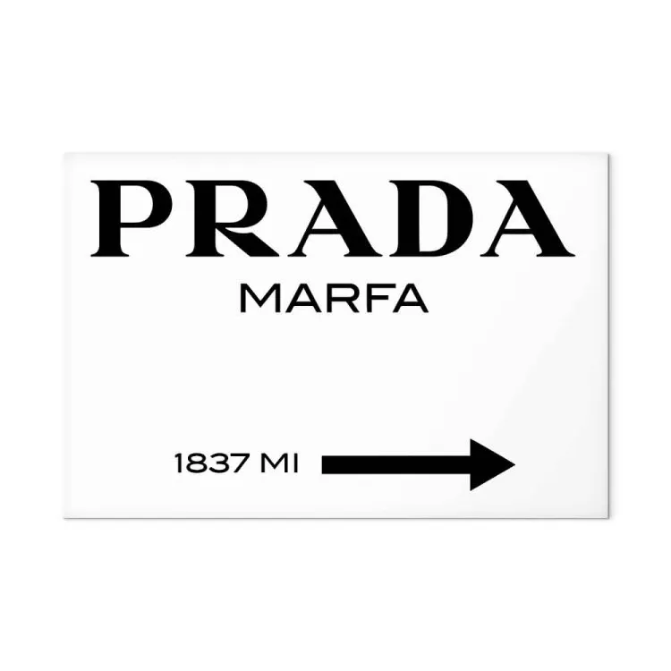 Prada Marfa Leinwand