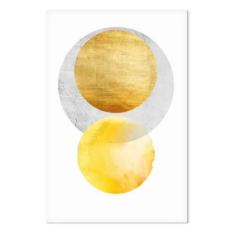 Kunst der Geometrie (1-teilig) - Abstrakte Komposition mit Kreisen