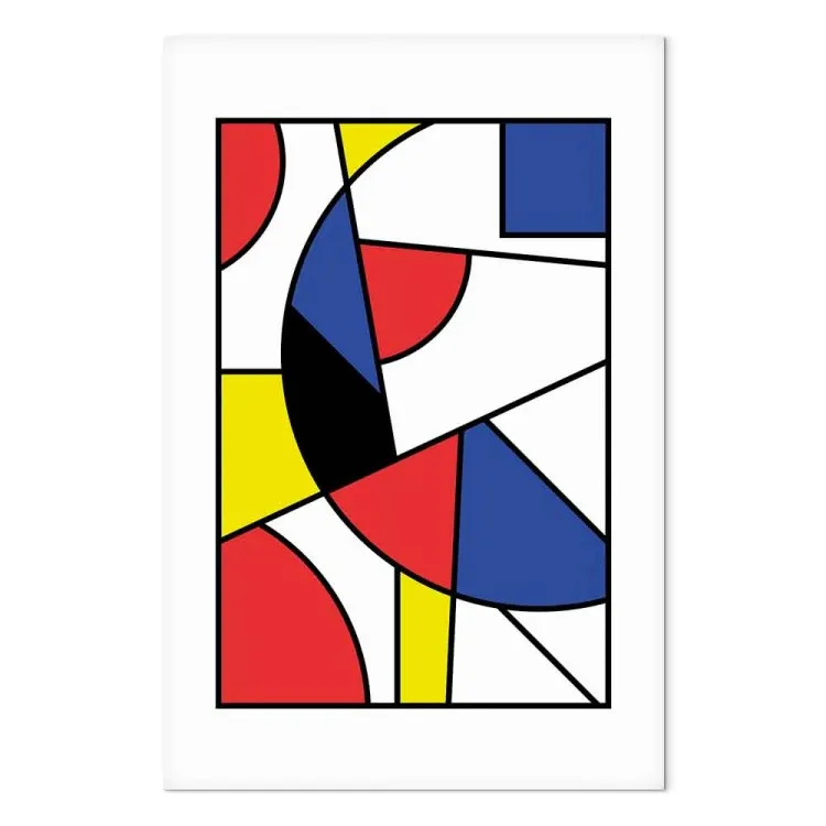 Modernistische Explosion (1-teilig) - Geometrie verschiedene Farben