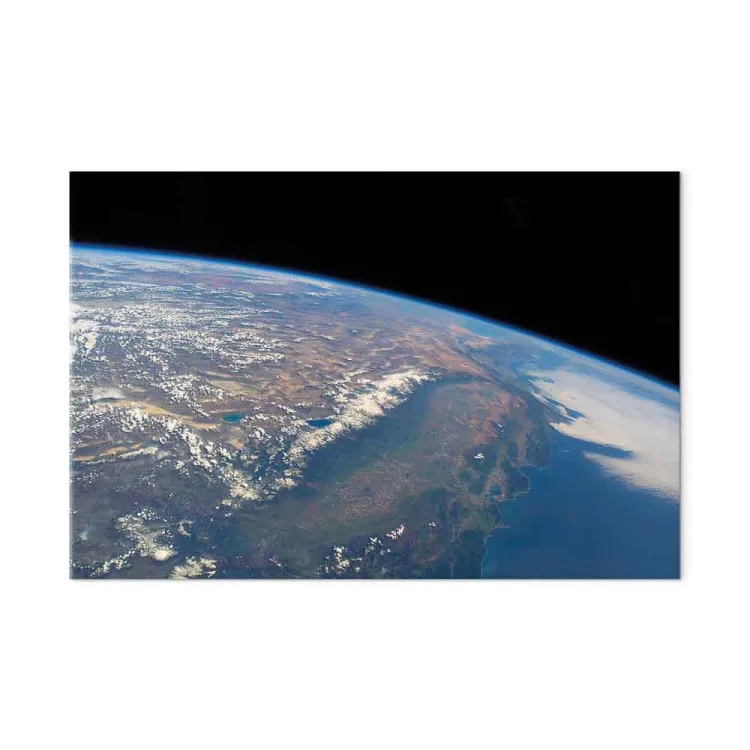 Satellitenfoto des Kontinents und Ozeans - Erde aus dem Weltraum