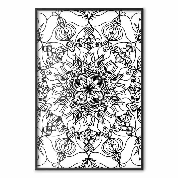 Zen in Schwarz - Muster im Zen-Stil