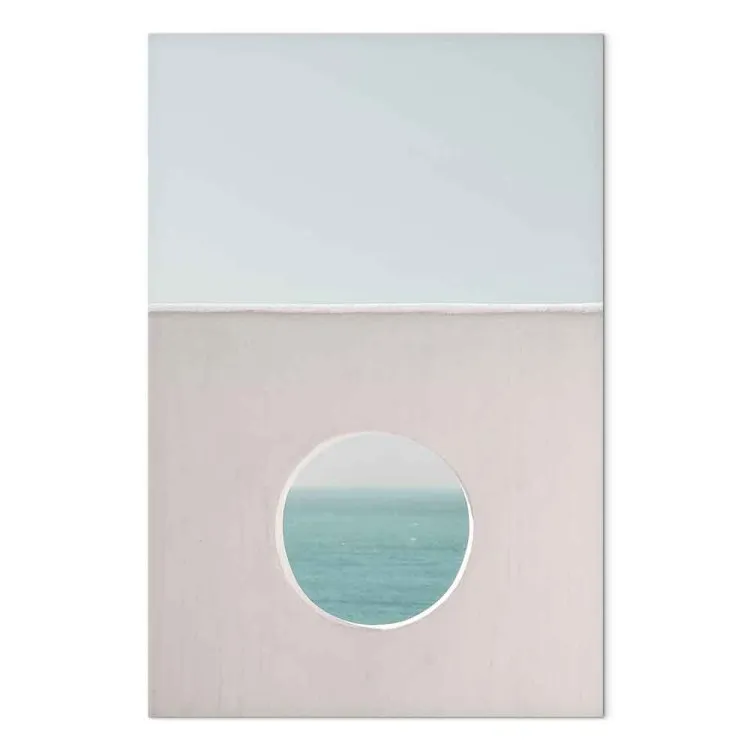 Kreisförmiger Horizont (1-teilig) Hochformat - Meereslandschaft