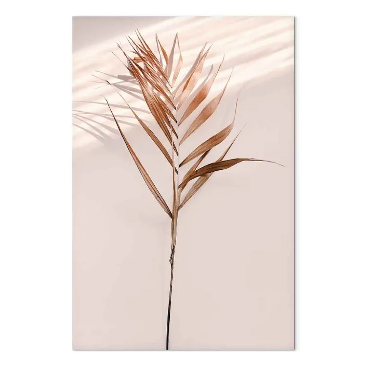 Exotischer Schatten (1-teilig) - Sepia-Palmenblätter