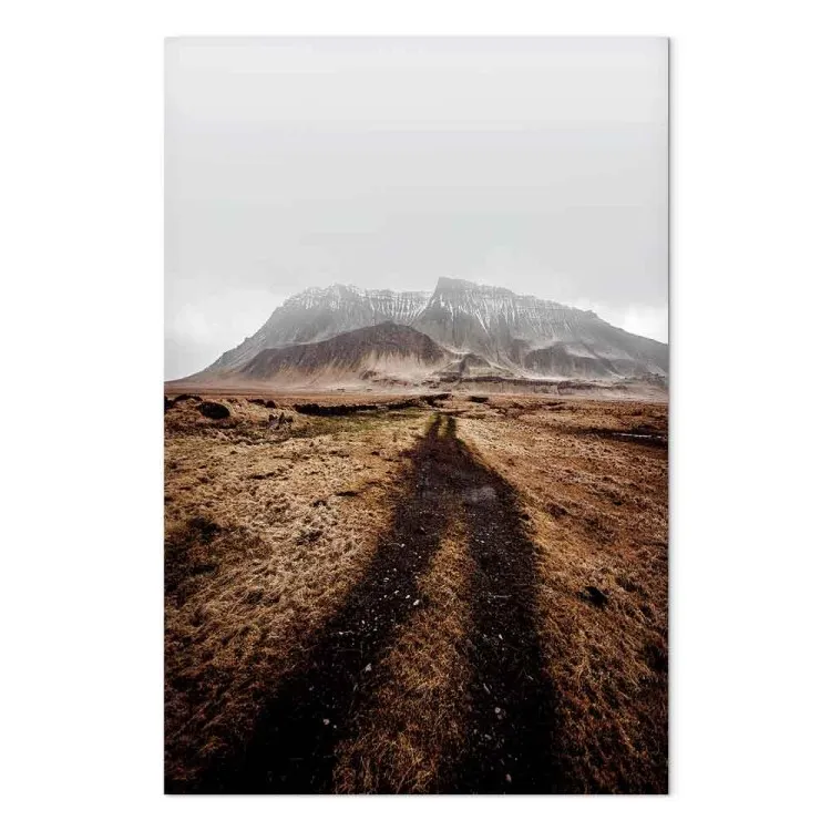 Weg ins Unbekannte (1-teilig) Hochformat - Landschaft eines Berges