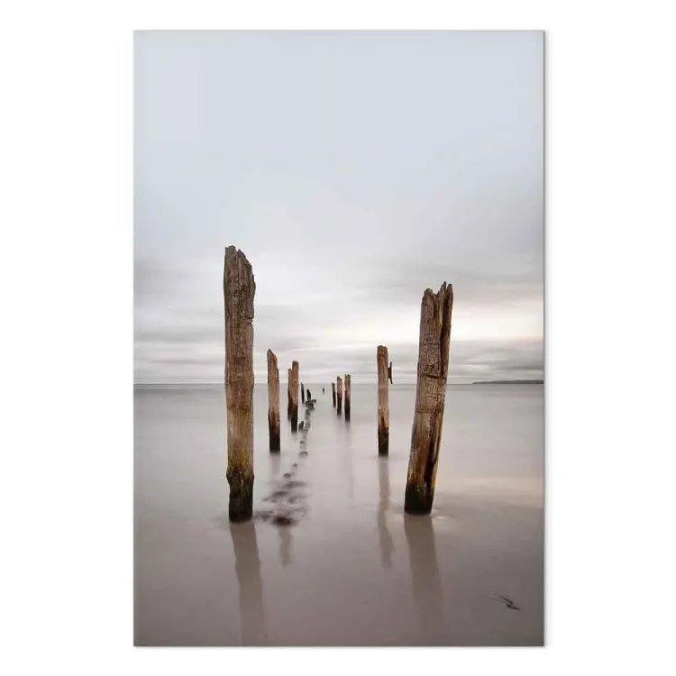Scheinbare Ruhe (1-teilig) Hochformat - Meereslandschaft