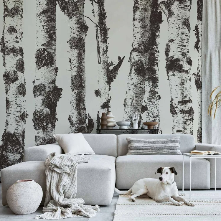 Stately Birches - First Variant