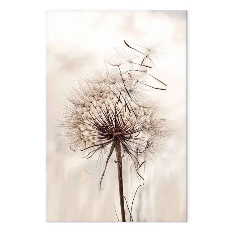 Magnetischer Hauch (1-teilig) Hochformat - Pusteblume im Wind