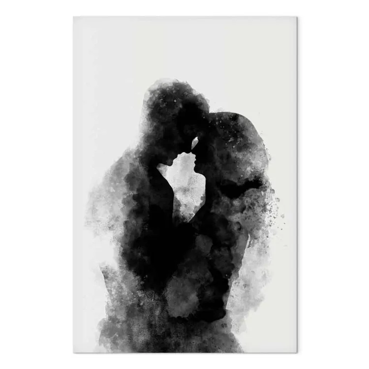 Erinnerung an einen Kuss (1-teilig) Hochformat - Abstrakte Figuren