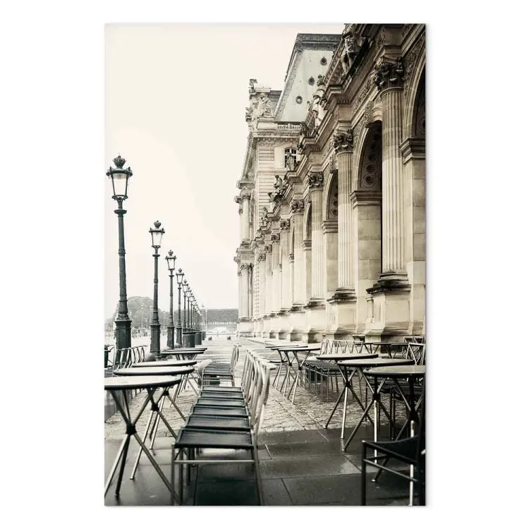 Verlassene Cafés (1-teilig) Hochformat - Architektur von Paris