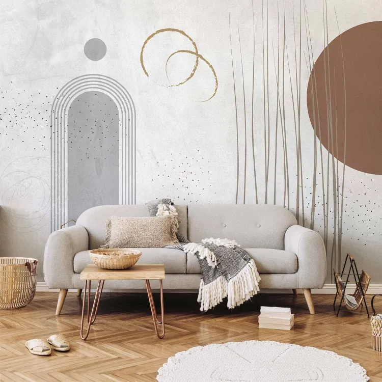 Zahlen, Linien und Punkte - geometrische Fantasie im Japandi-Stil
