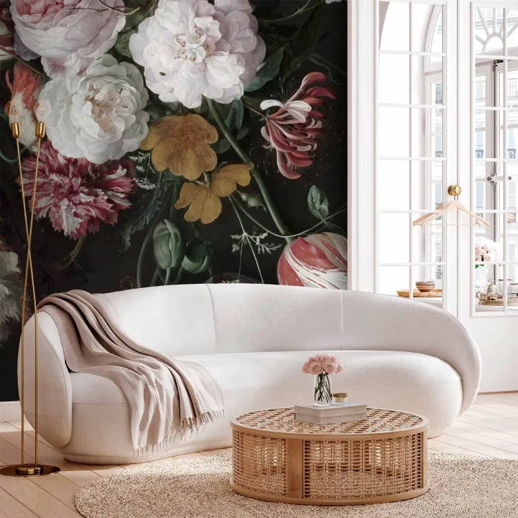 Blumen im Vintage-Stil