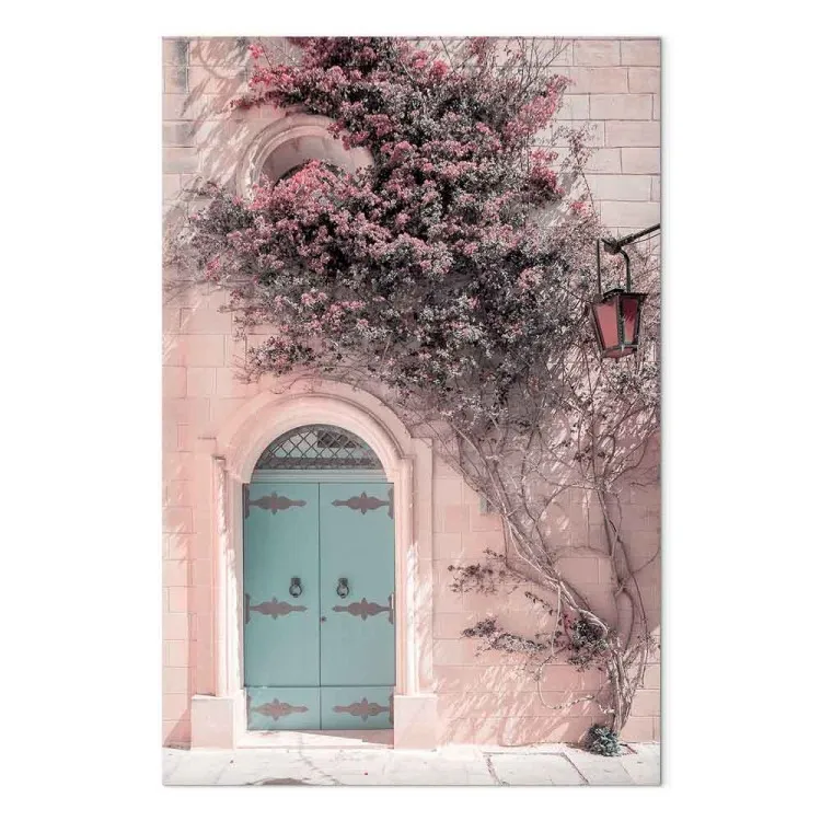 Blaue Türen (1-teilig) Hoch - Architektur im Boho-Stil