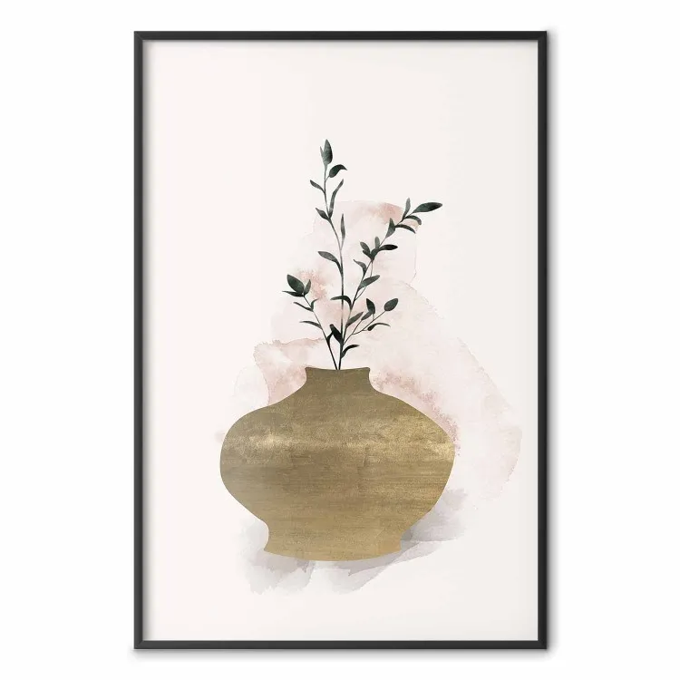 Goldene Vase