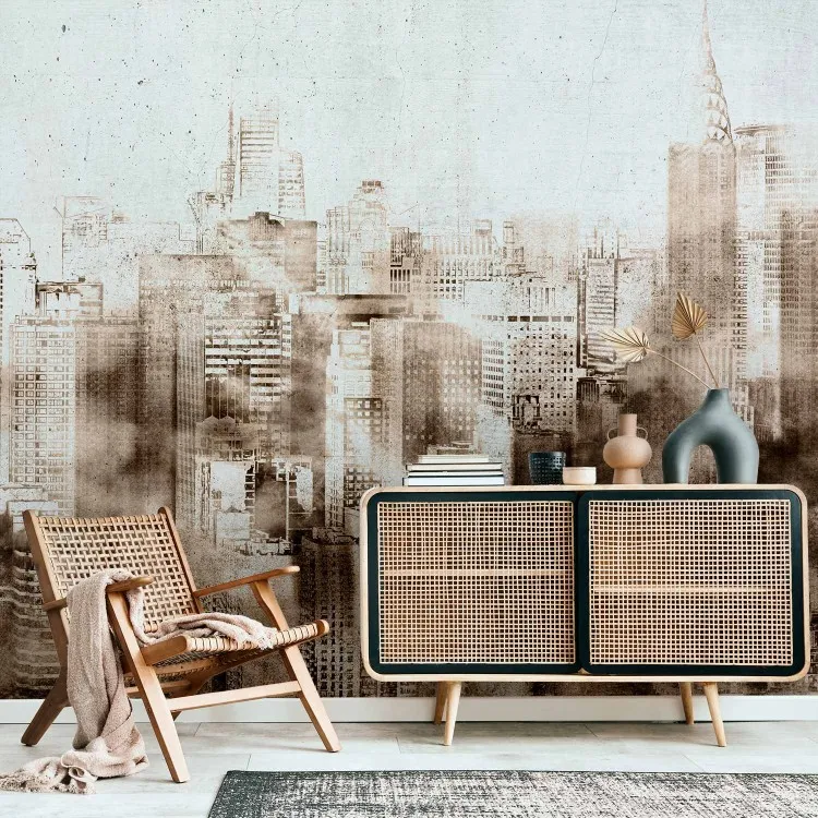 Wolkenkratzer - abstraktes Motiv mit Architektur einer Großstadt