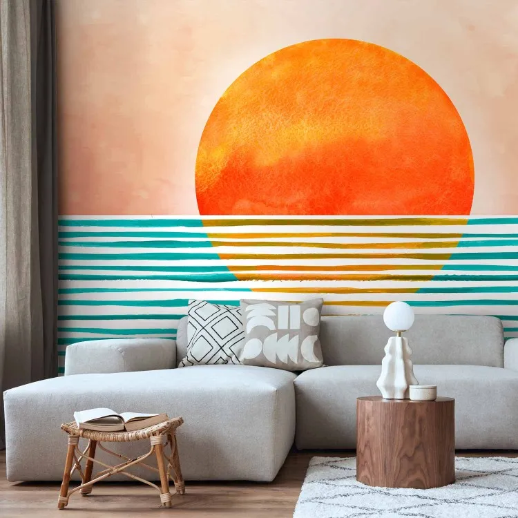 Magie der untergehenden Sonne - maritimes Bild in lebhaften Farben