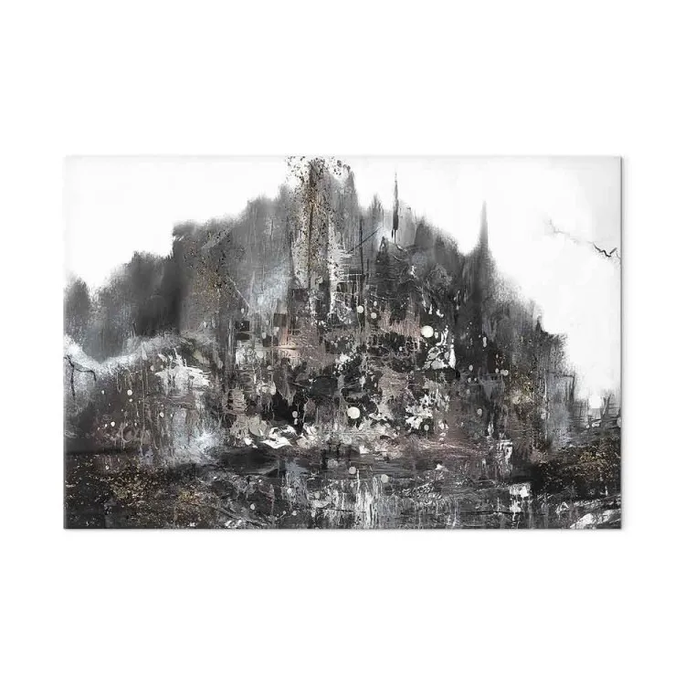 Monolith (1-teilig) Breit - Abstraktion auf unregelmäßiger Textur