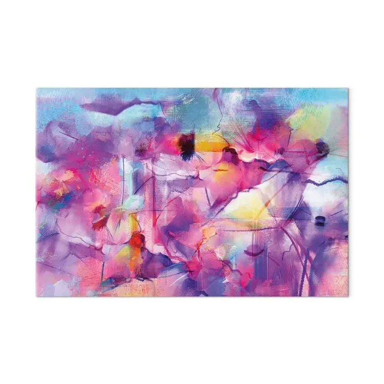Wilde Farben (1-teilig) Breit - Aquarelle in farbenfroher Abstraktion