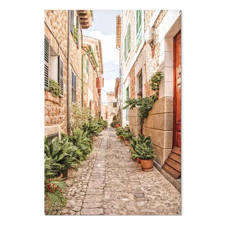 Stille Gasse (1-teilig) - Blick auf eine spanische Stadt und Pflanzen