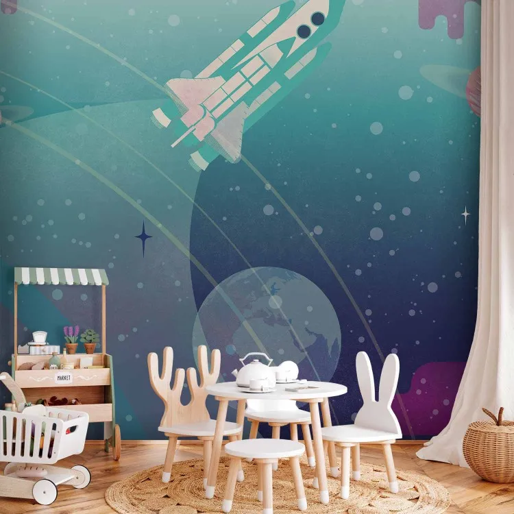 Space Adventure - Interplanetary Rocket Illustration