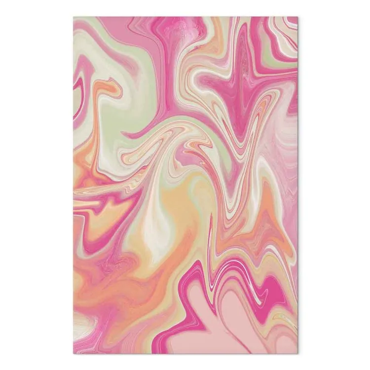 Pink Frenzy - Energetic Pattern in Warm Colors