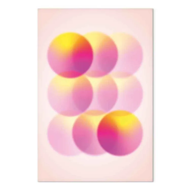 Colorful Bubbles - Pastel Gradients in Circle Forms on Soft Background