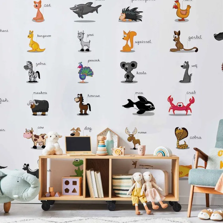 Tiere lernen für Kinder - verschiedene Tiernamen auf Englisch